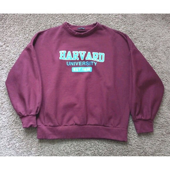 Harvard Other - Harvard University Sweatshirt Women’s XL Burgundy Long Sleeve